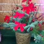 red-ribbon-centerpiece